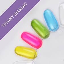 Tiffany gel&lac - glassy effect